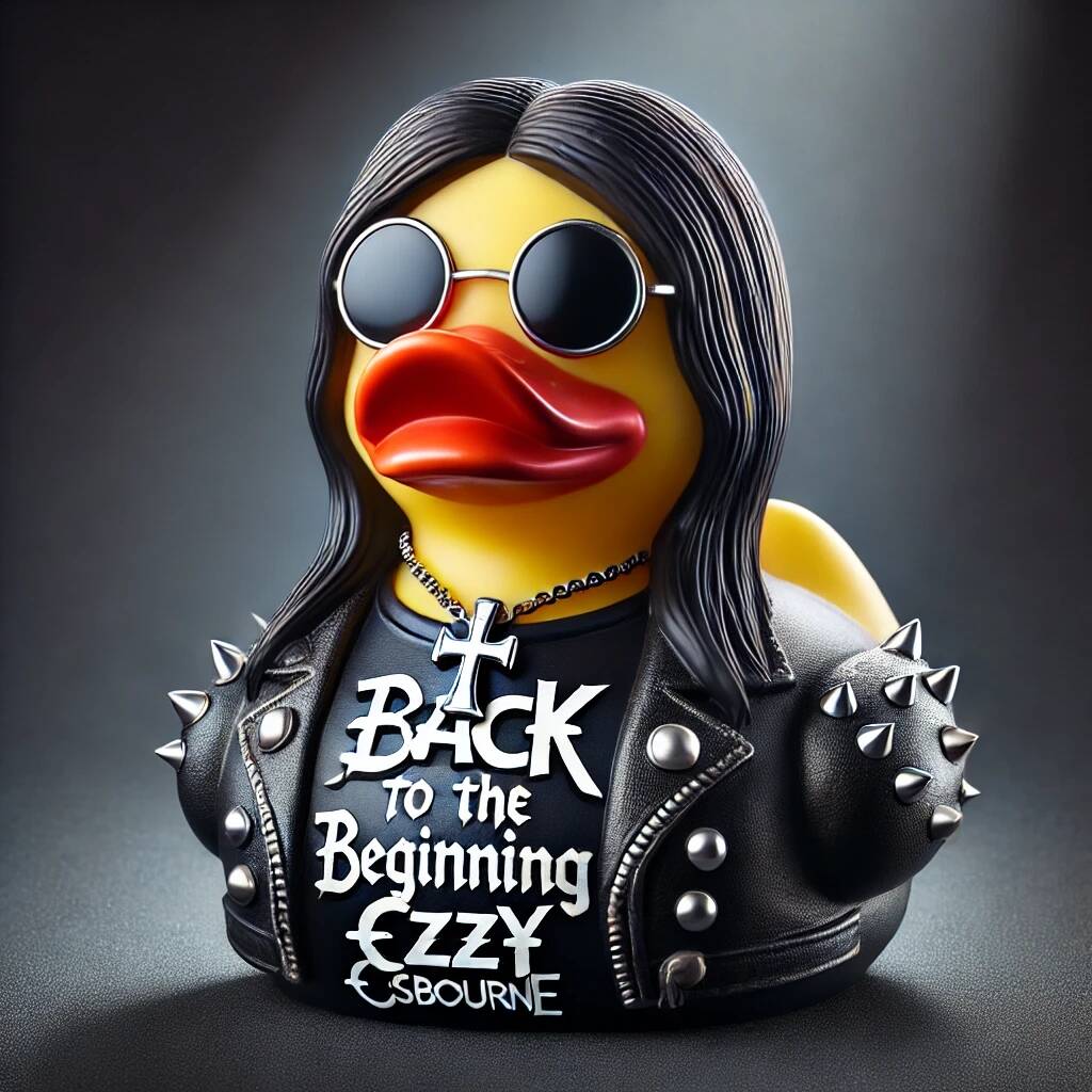 Ozzy Osbourne “Back to the Beginning” duck