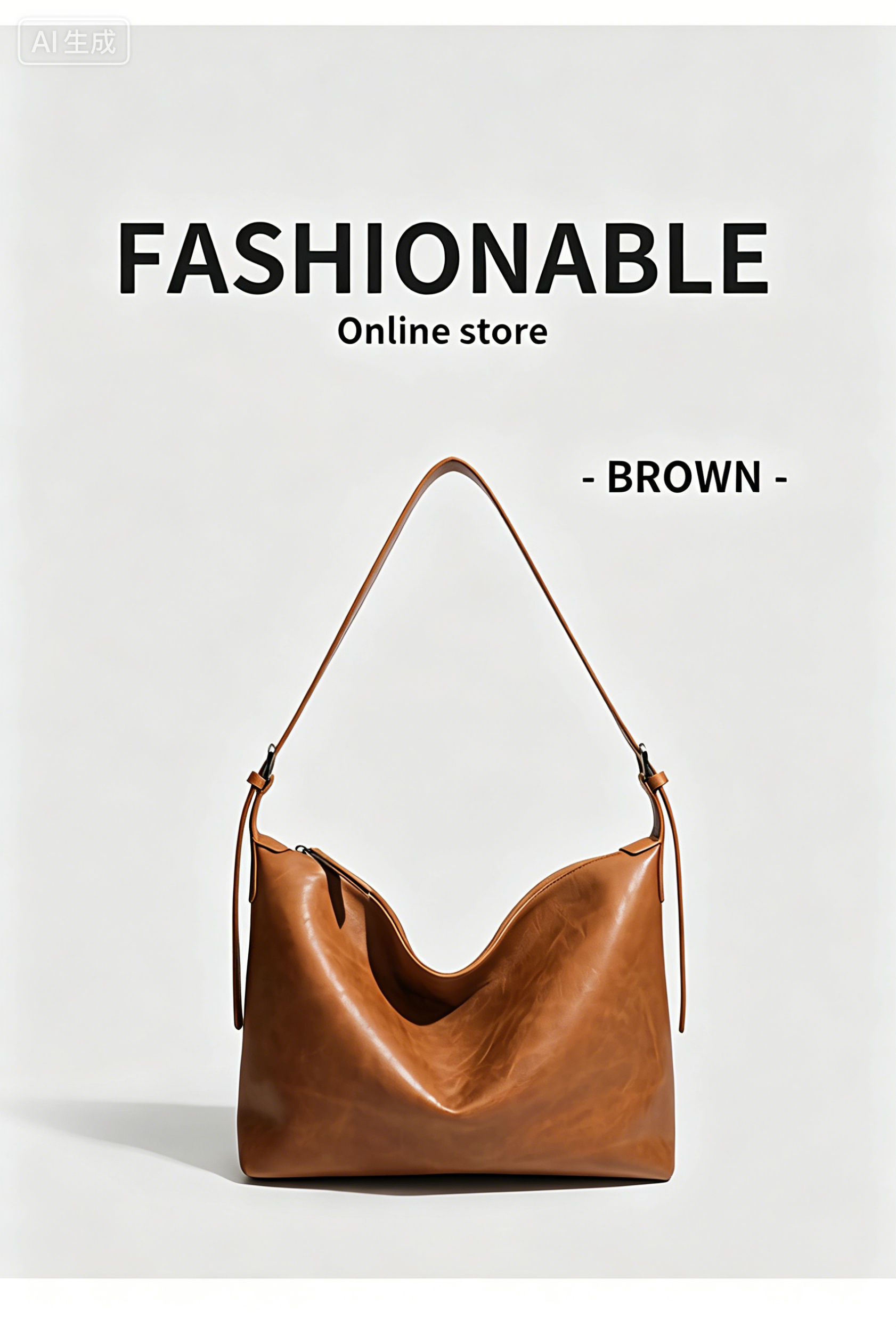 Fashionable handbag with classic design