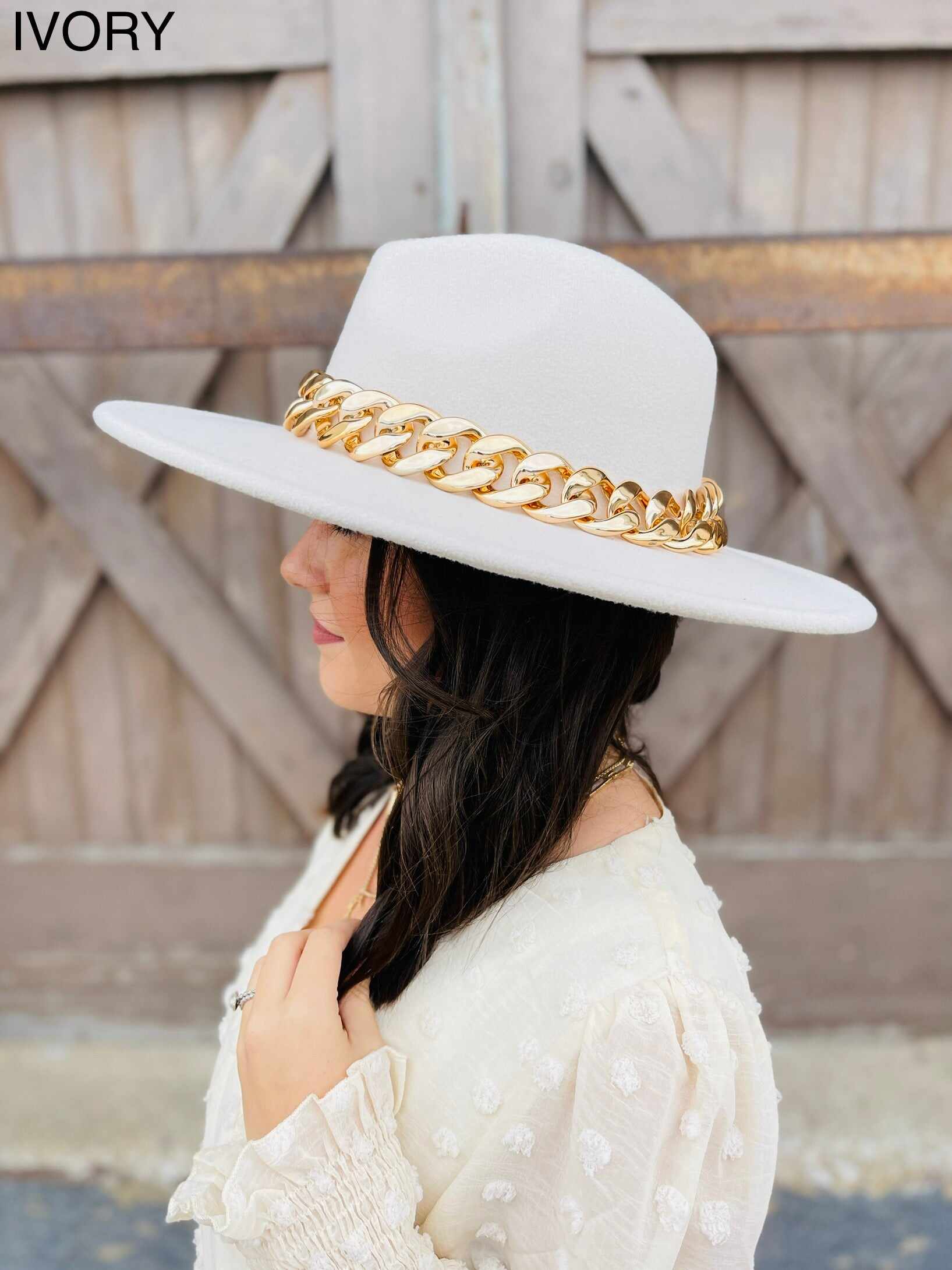 Bulky Chain Link Fedora Hat-Multiple Colors!
