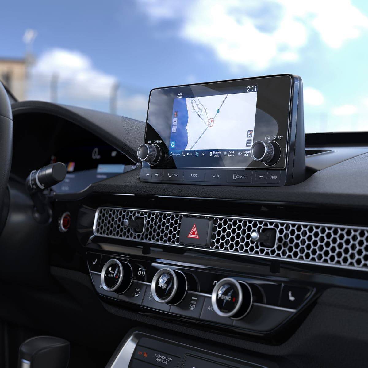 Honda Models - Screen Protector GLAS.tR SLIM | Anti-Glare