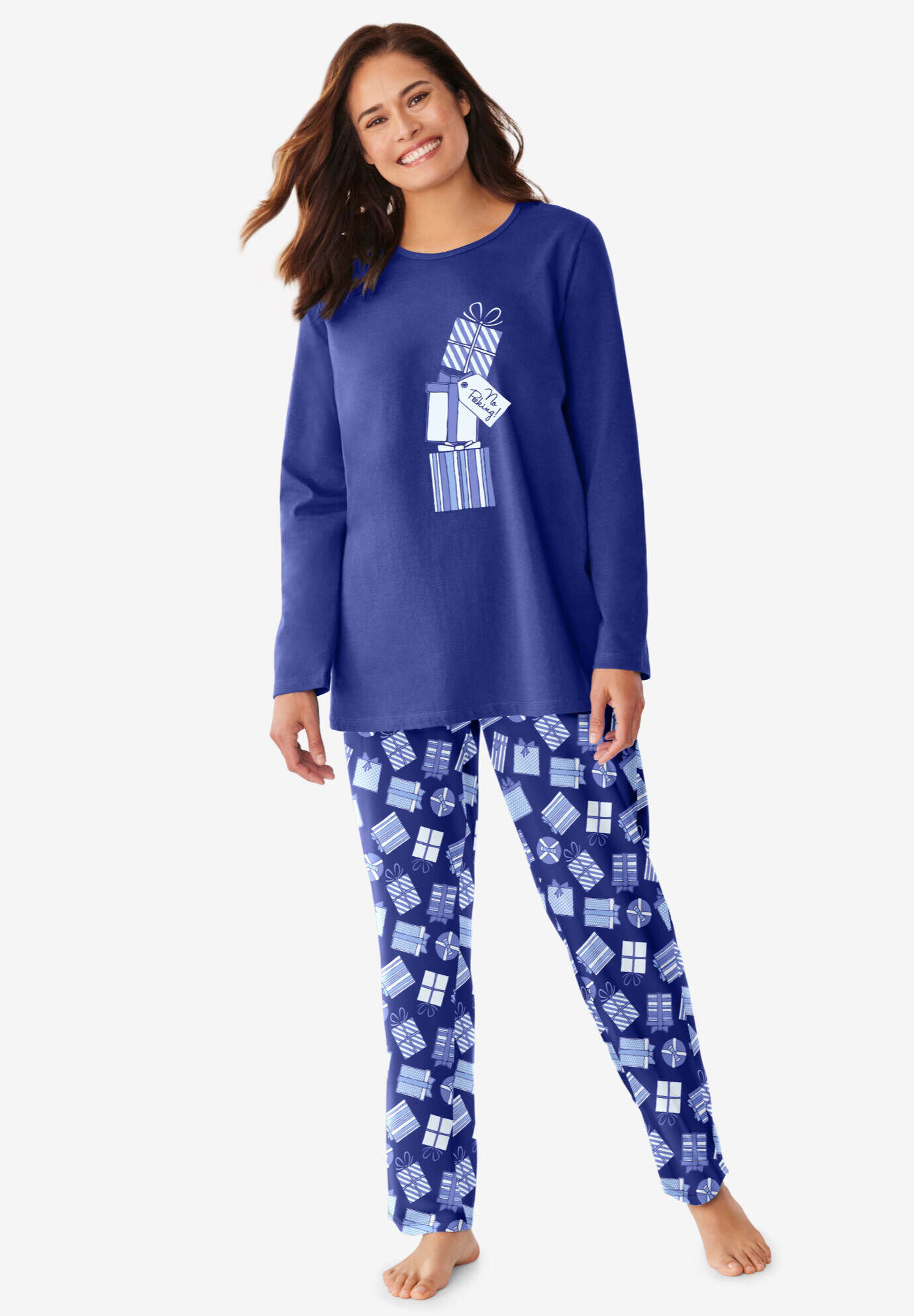 Long Sleeve Knit PJ Set