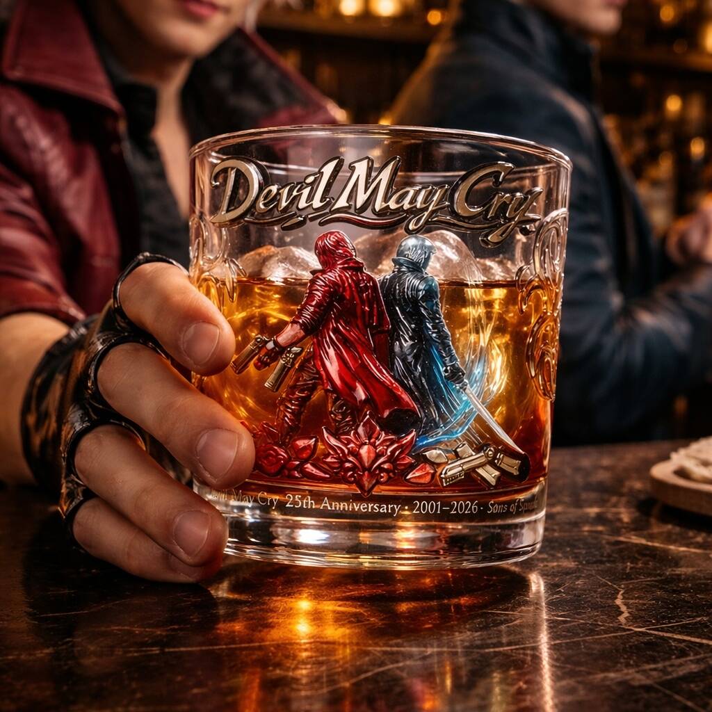 Devil May Cry 25th Anniversary Collector Glass