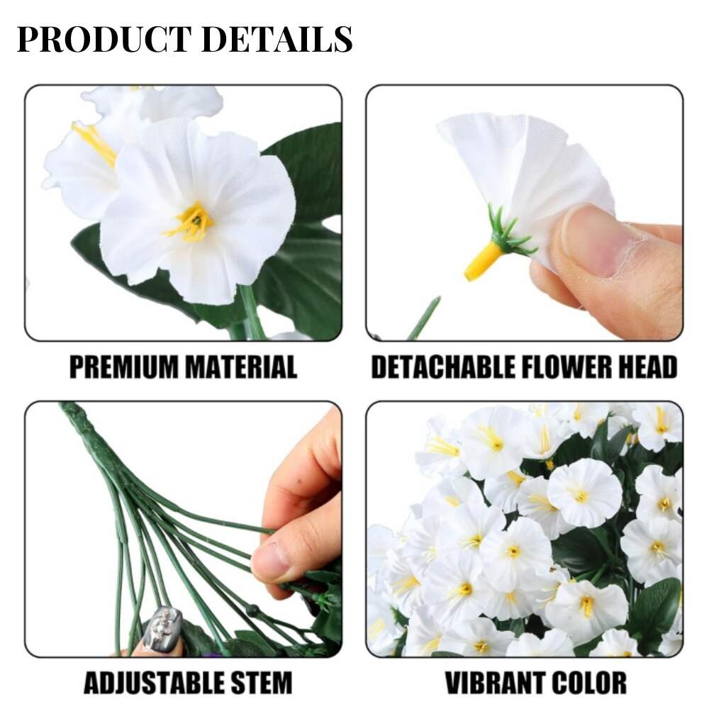 🔥On Sale🔥Artificial Faux Hanging Flowers Plants - UV resistant, Waterproof，Windproof