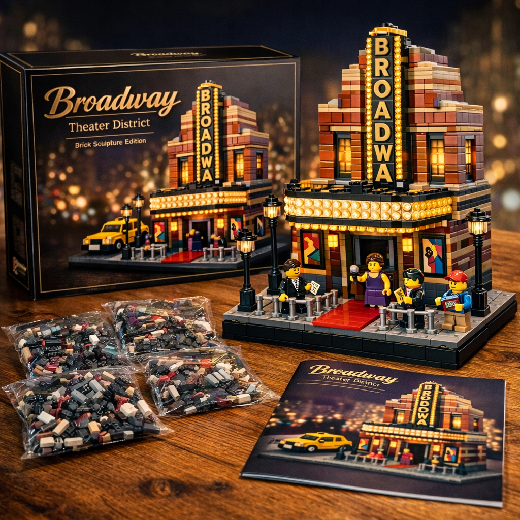 Broadway Theater District Brick Set