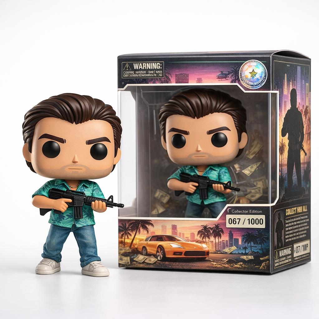 🕶️🔥 Vice City Heavy Firepower Pop Figure