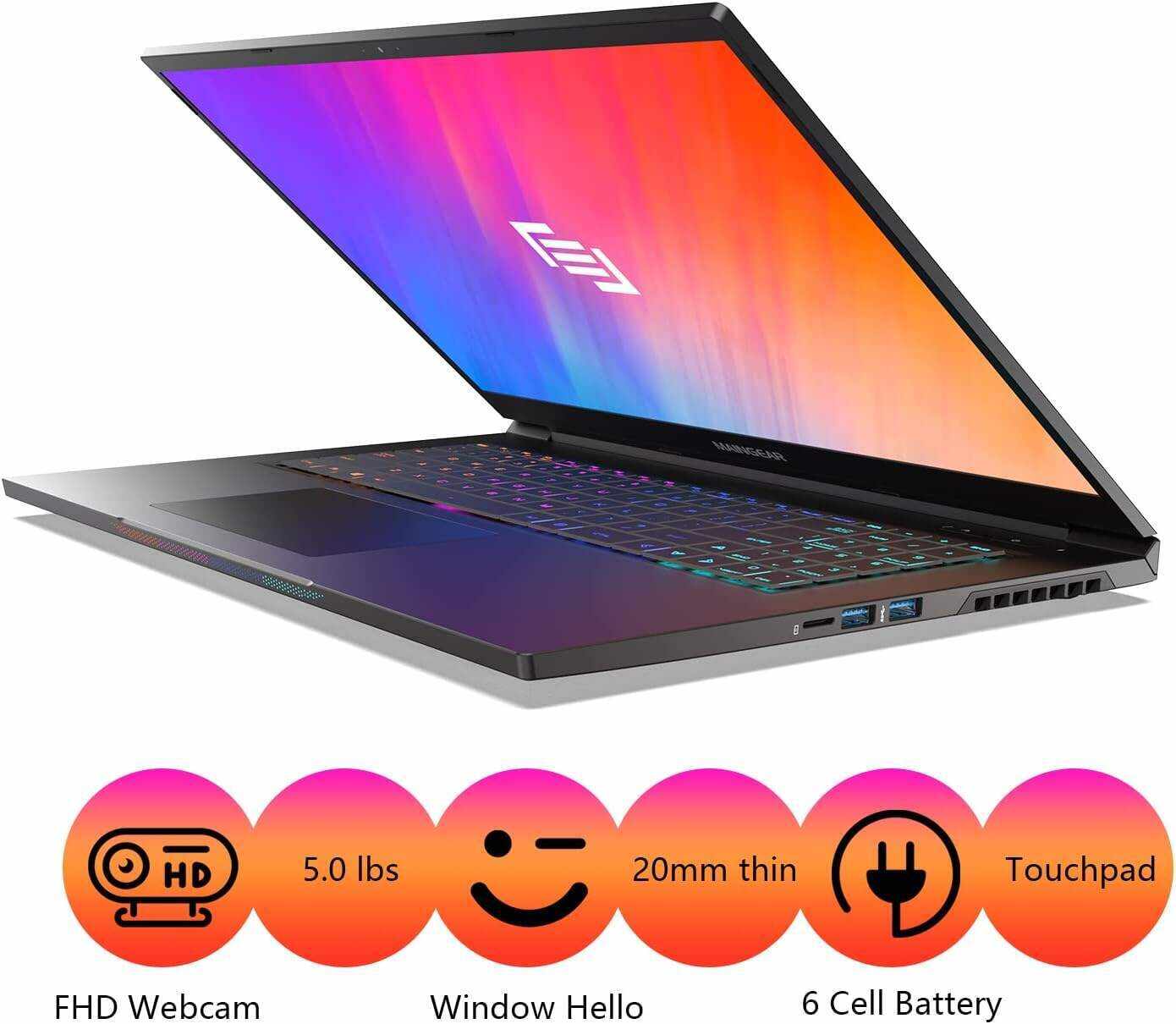 MAINGEAR Vector Pro 2 (2022) 17.3 inch RTX 3080 Ti Gaming Laptop, Intel Core i9-12900H Processor, NVIDIA GeForce RTX 3080 Ti 16GB GPU, 17.3 inch 240Hz QHD Display 64GB DDR5 RAM 2TB NVMe SSD Win 11 Pro