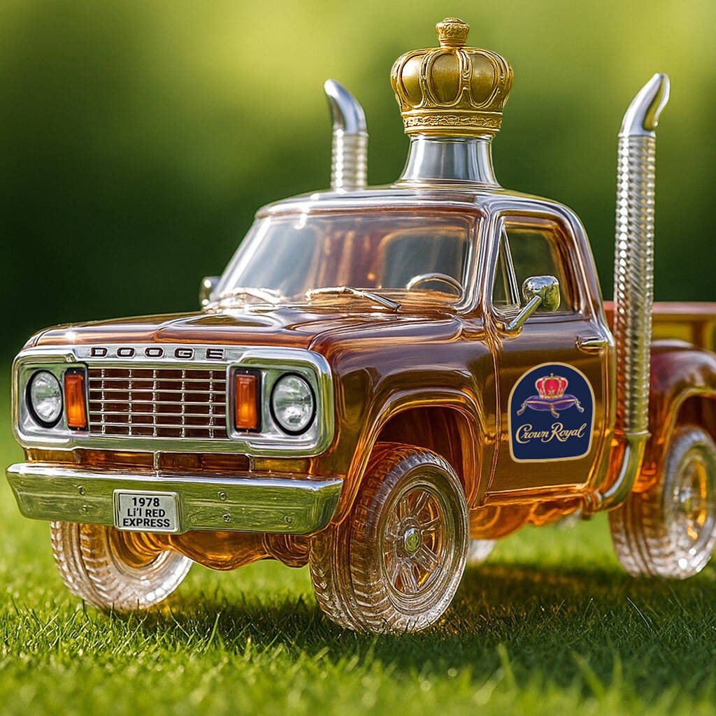 The1978 Dodge Li’l Red Express Collector's Edition Whisky Bottle