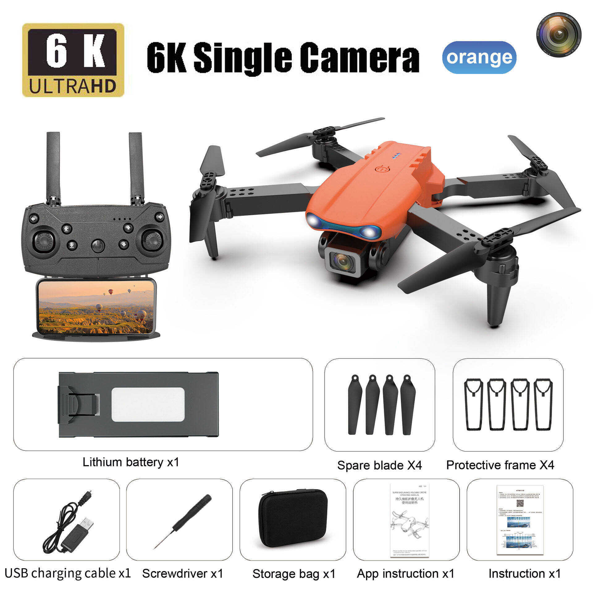 2024 Latest Drone with 6K UHD Camera