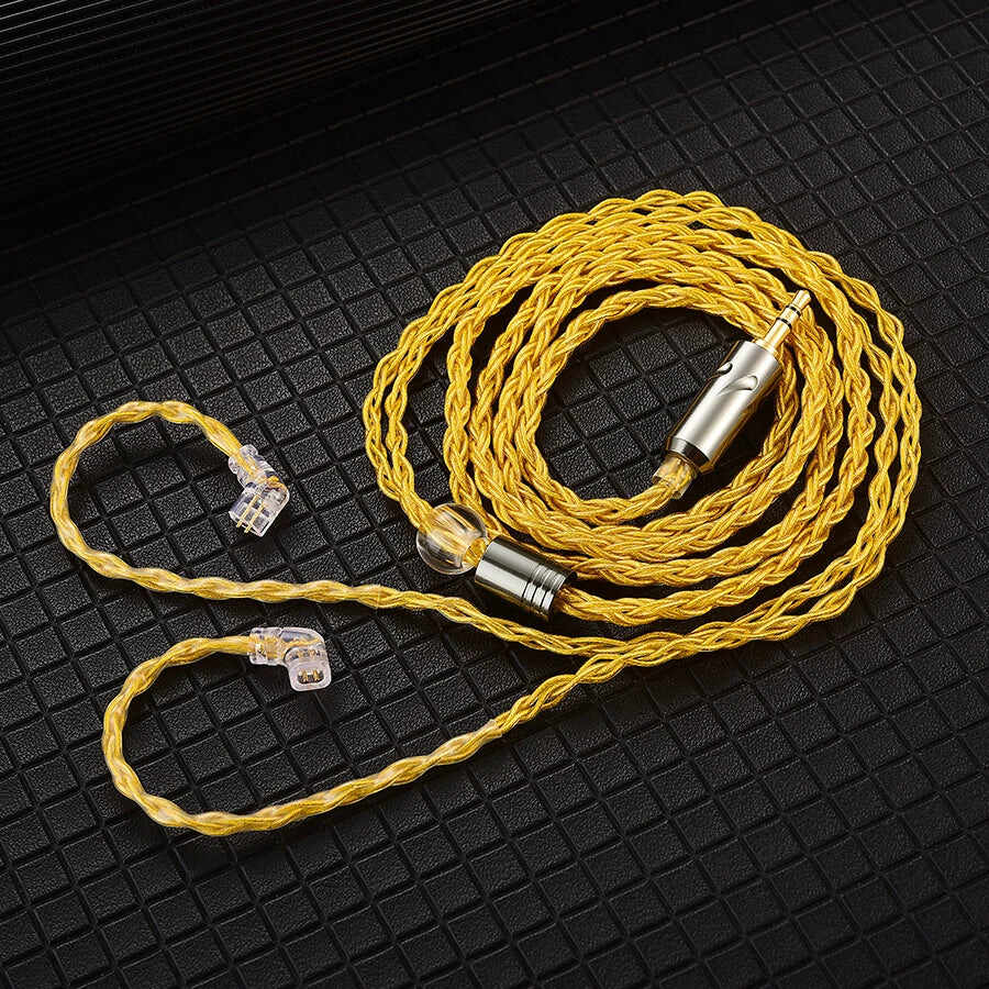 QKZ T1 Silver-Plated 8-Strand Upgrade Cable for KZ