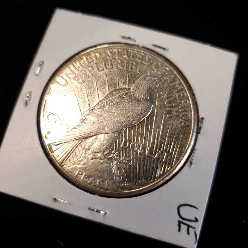 1922 S Silver Peace Dollar  AU/BU  -  Key date Lot#  1433