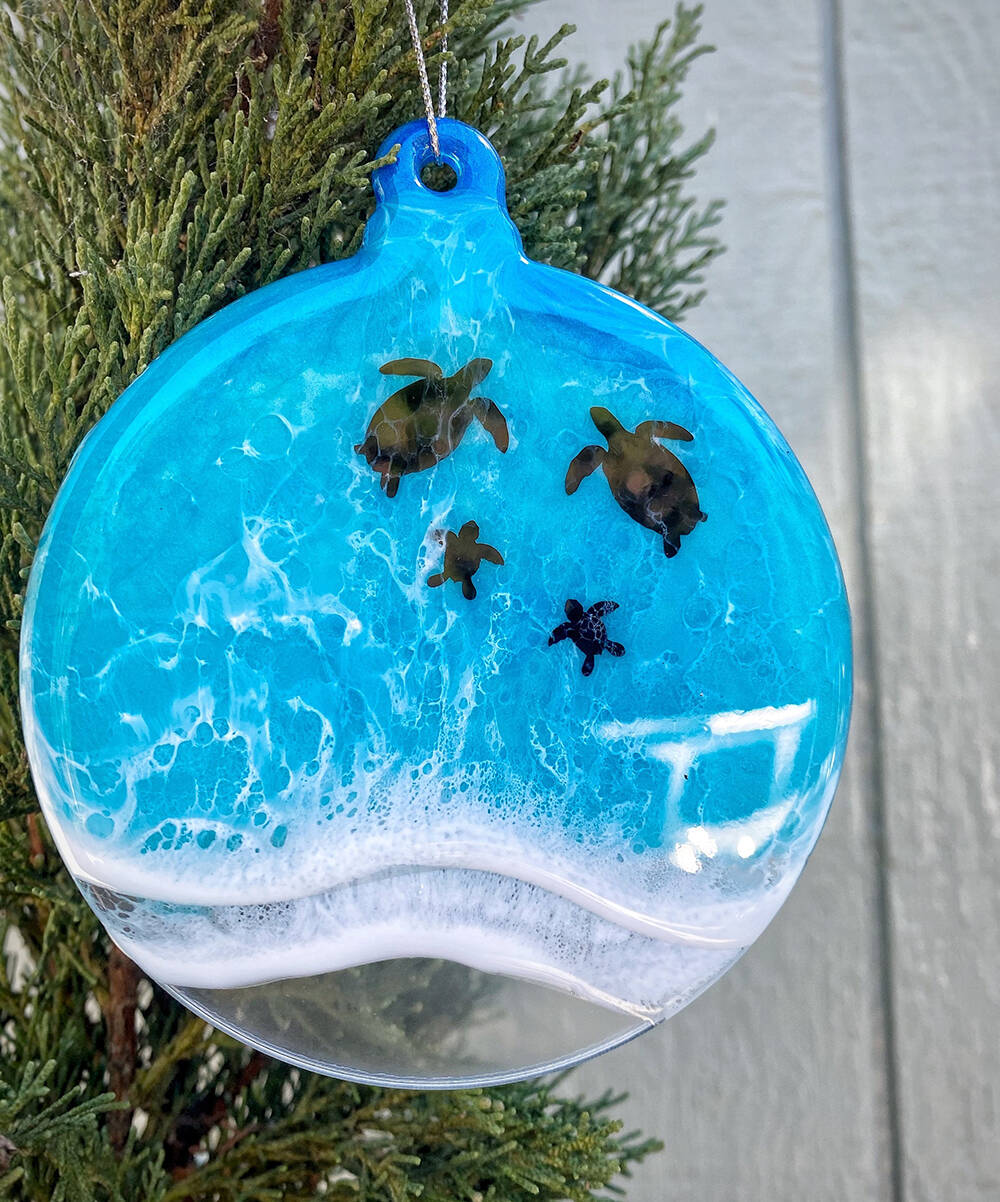 Turtle Christmas Ornament