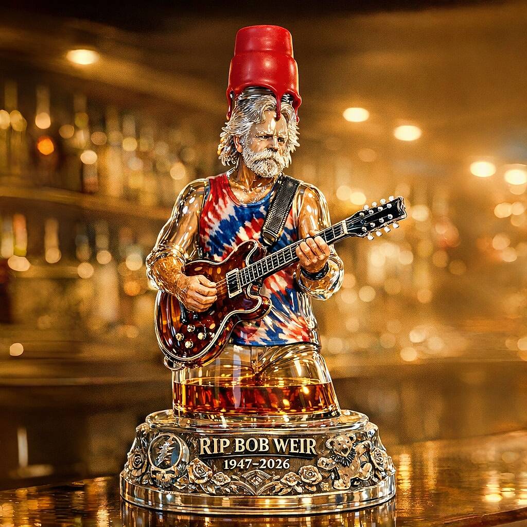 Bobby 1947-2026 Memorial Whiskey Bottle