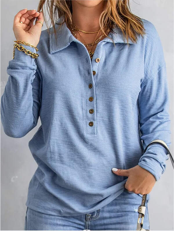 🔥Summer Arrivals🌟Women's Cotton V-Neck Comfortable Shirt