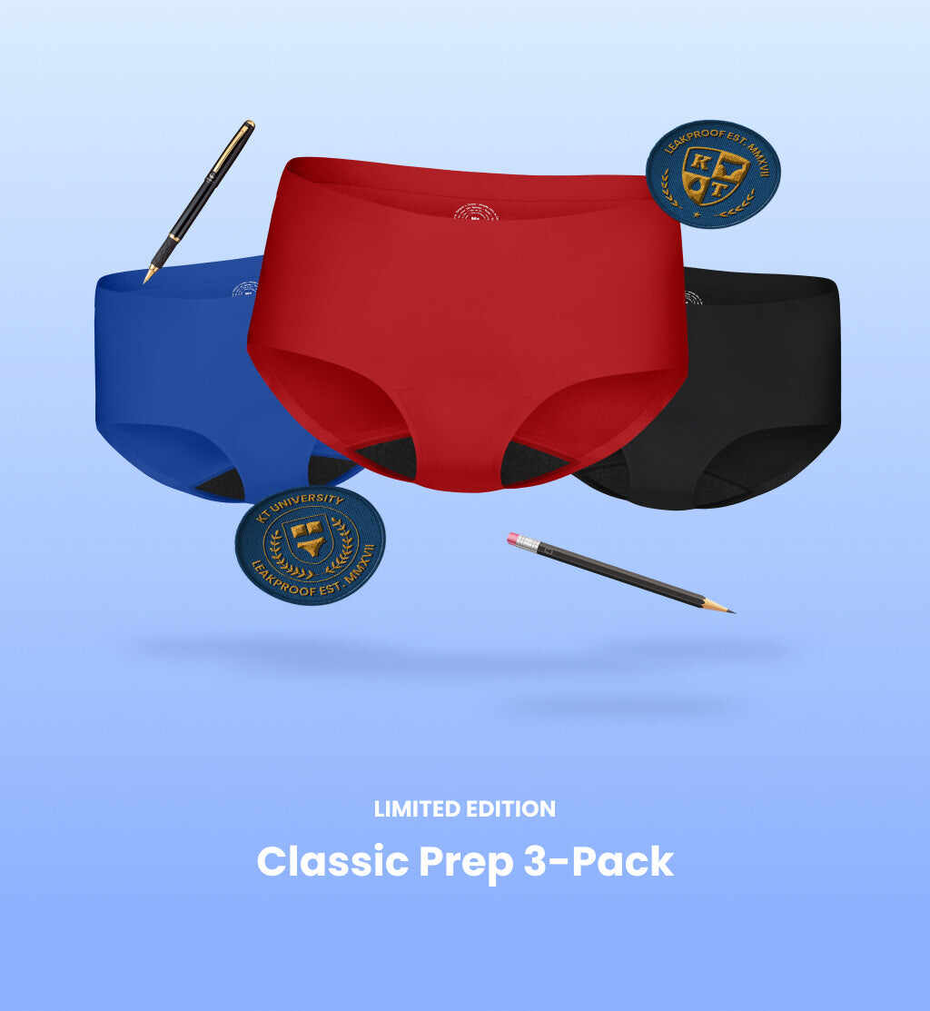 Teen Super Leakproof® No-Show Underwear Boyshort 3-Pack