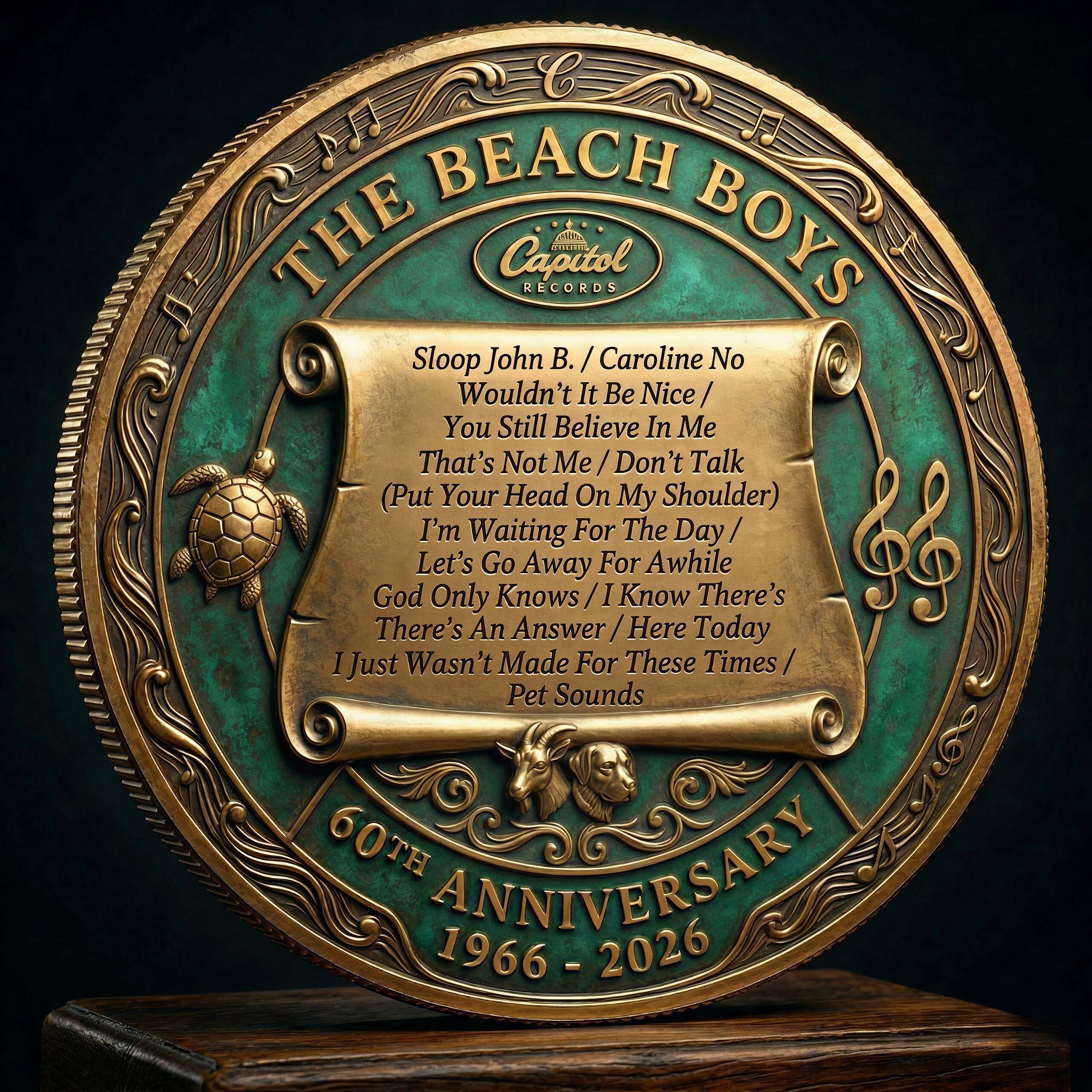 🐑The Beach Boys' “Pet Sounds” 60th Anniversary Commemorative Coin