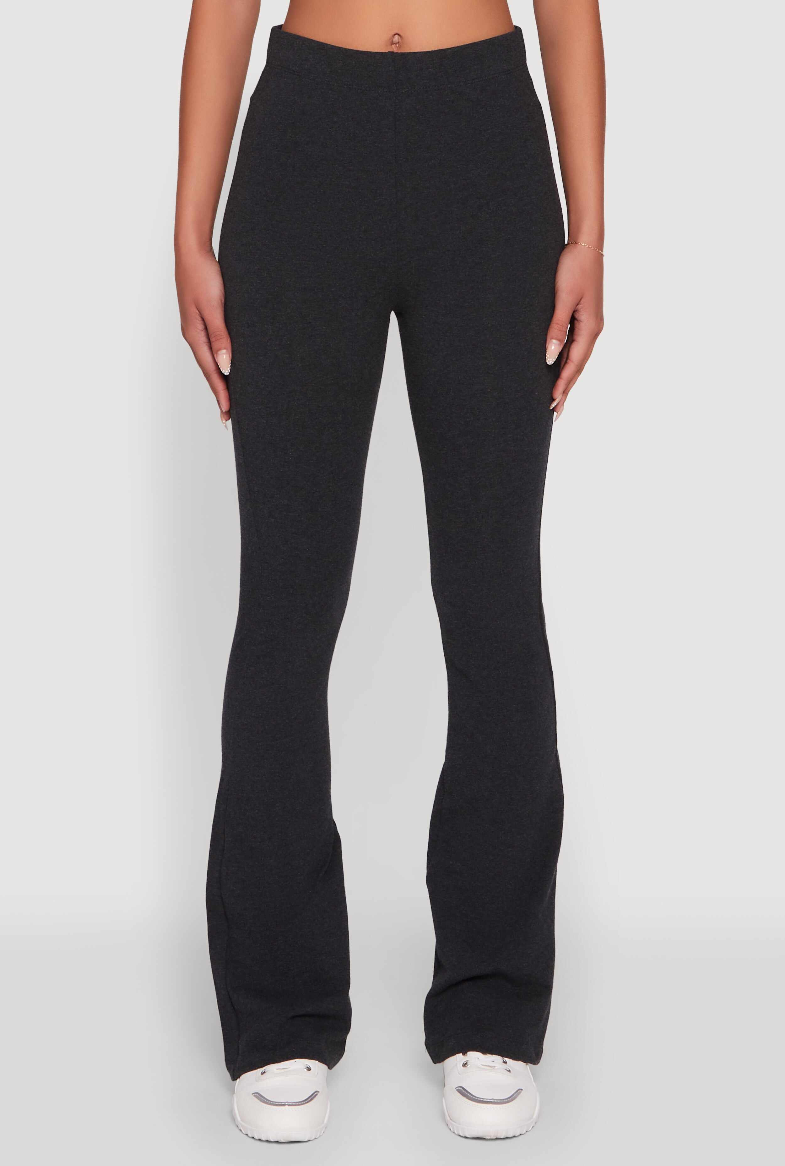 High Waisted Slim Bootcut Yoga Pants