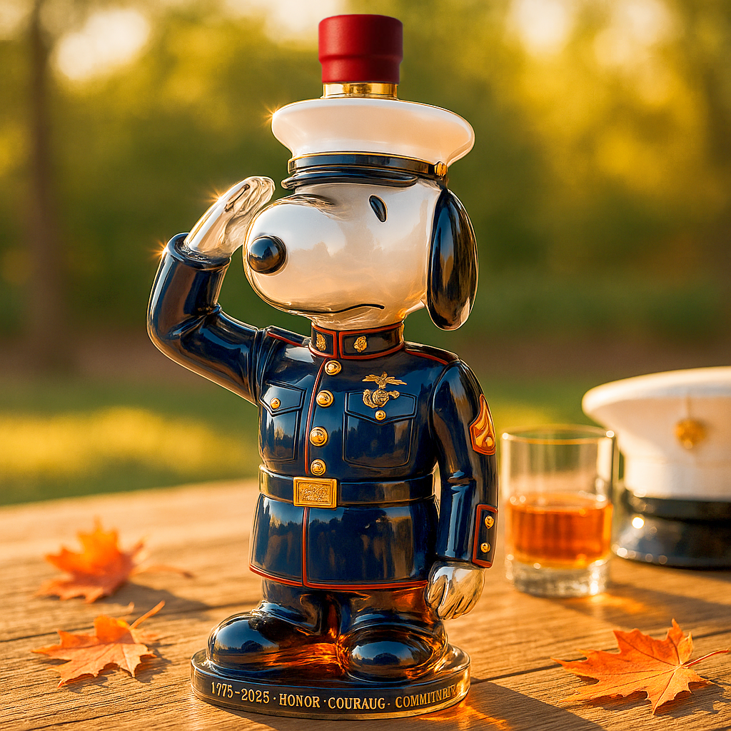 SNP Marine Corps Whiskey Bottle