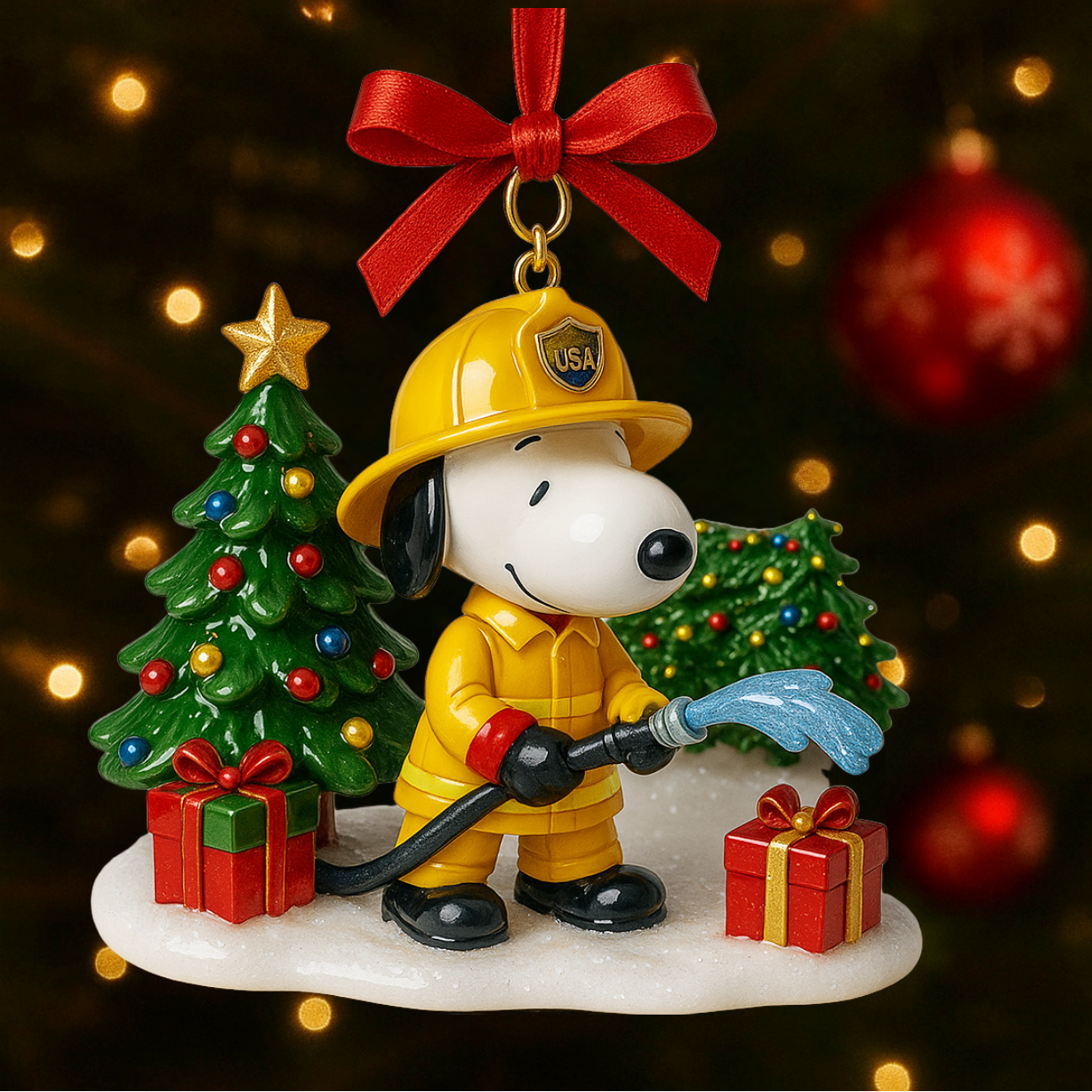 SNP Fire Station Ornament