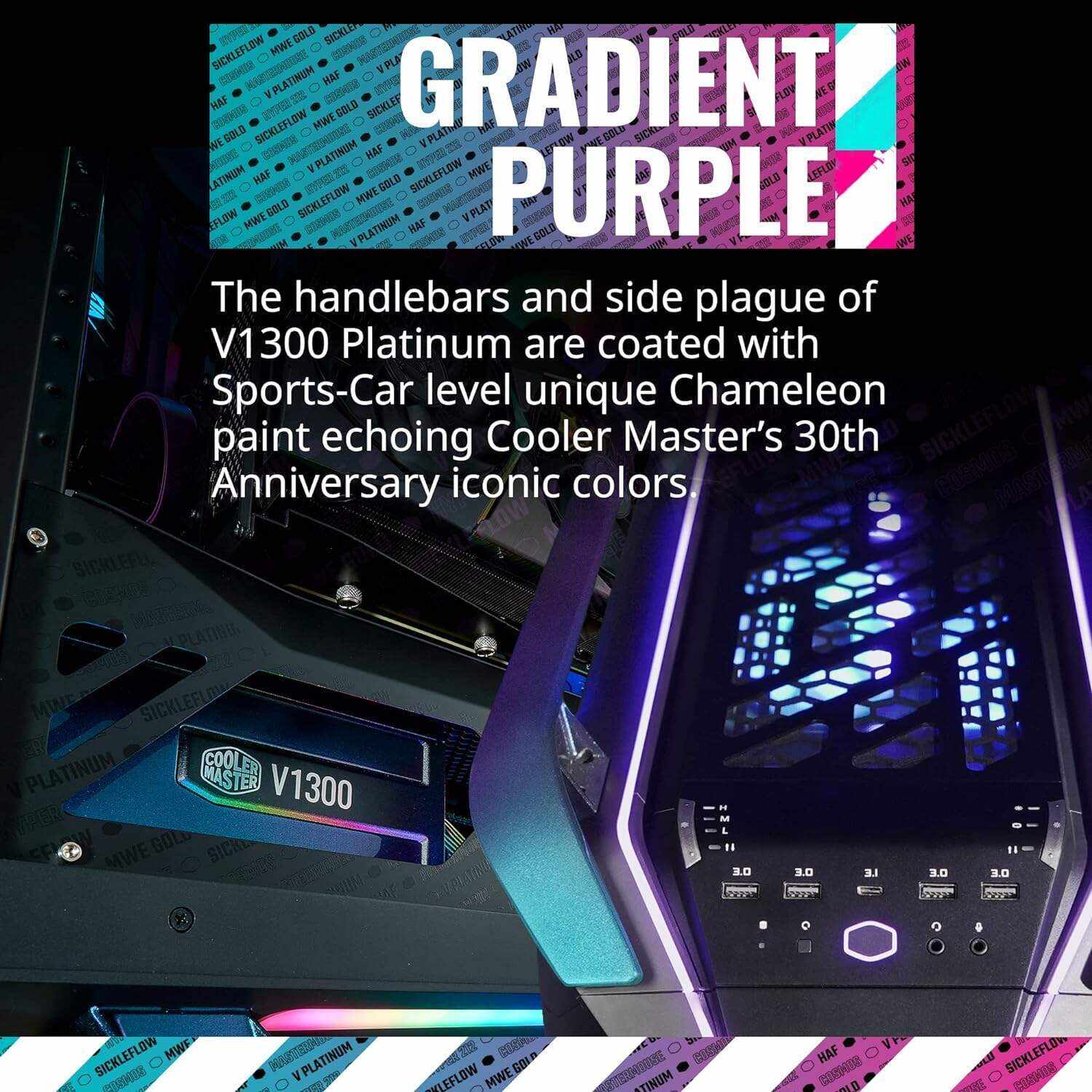 Cooler Master 30th Year Anniversary Cosmos Infinity Gaming PC Desktop – AMD Ryzen 9 7950X - NVIDIA GeForce RTX 4090-32GB DDR5-2TB M.2 NVMe SSD – WiFi - Windows 11 Pro
