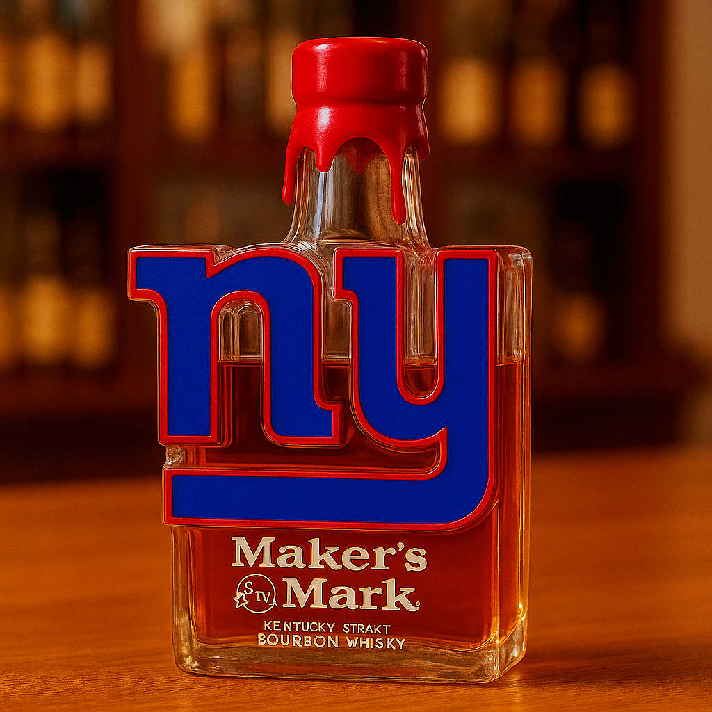 New York Giants Whiskey Bottle——100th Anniversary Edition