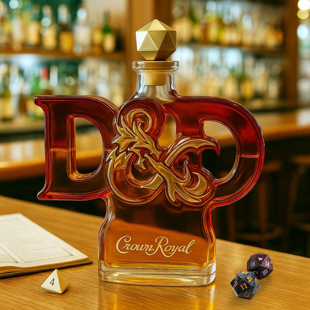 D&D Whiskey Bottle