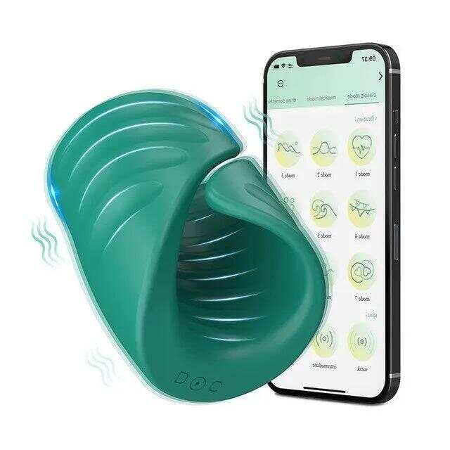 PASSION PULSE APP-Controlled Glans Trainer & Delay Cock Ring Vibrator