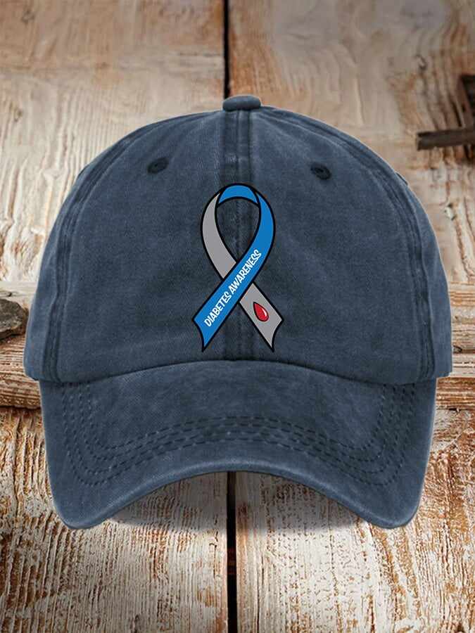 Casual Diabetes Awareness Baseball Cap
