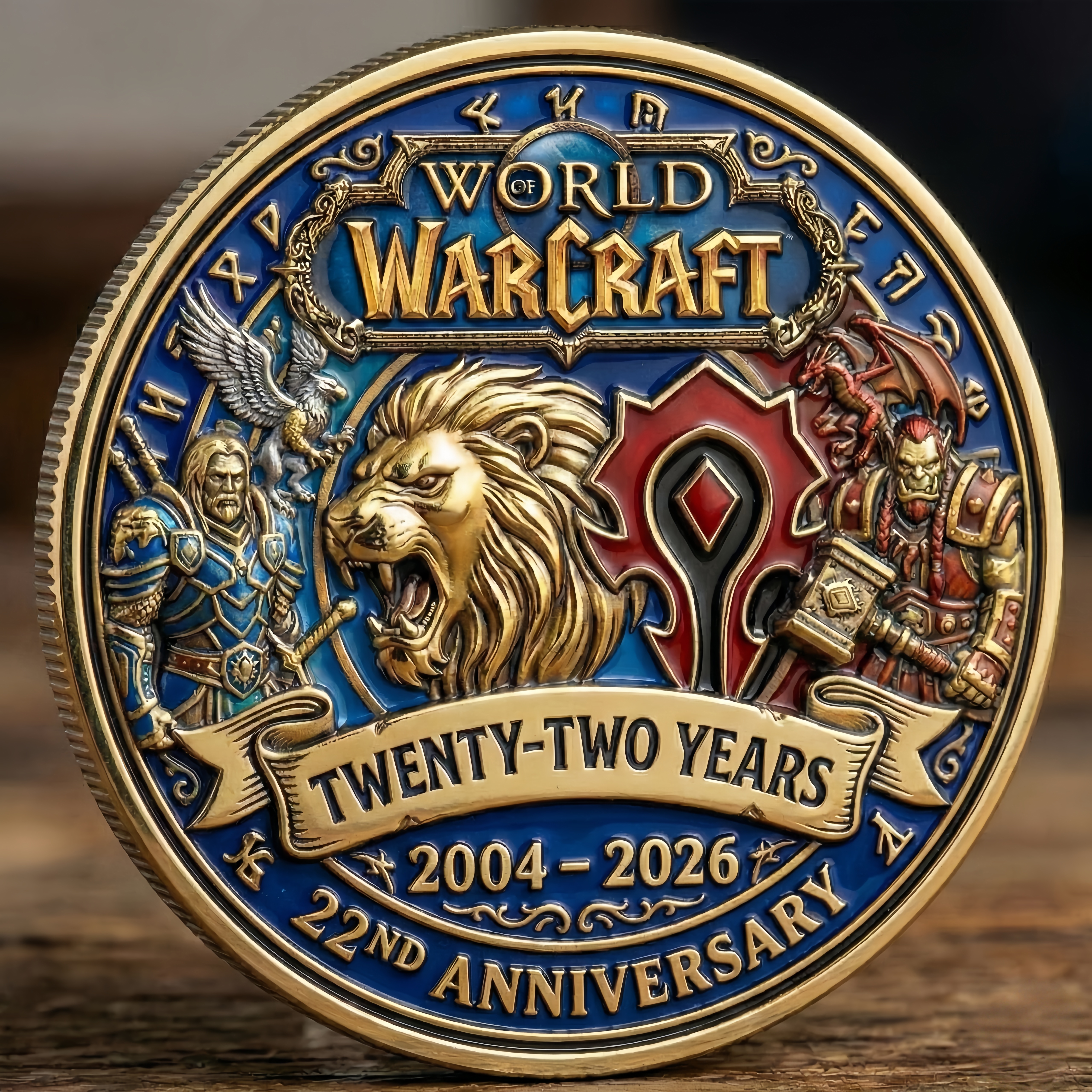 ⚔️ World of Warcraft – 22nd Anniversary Commemorative Coin