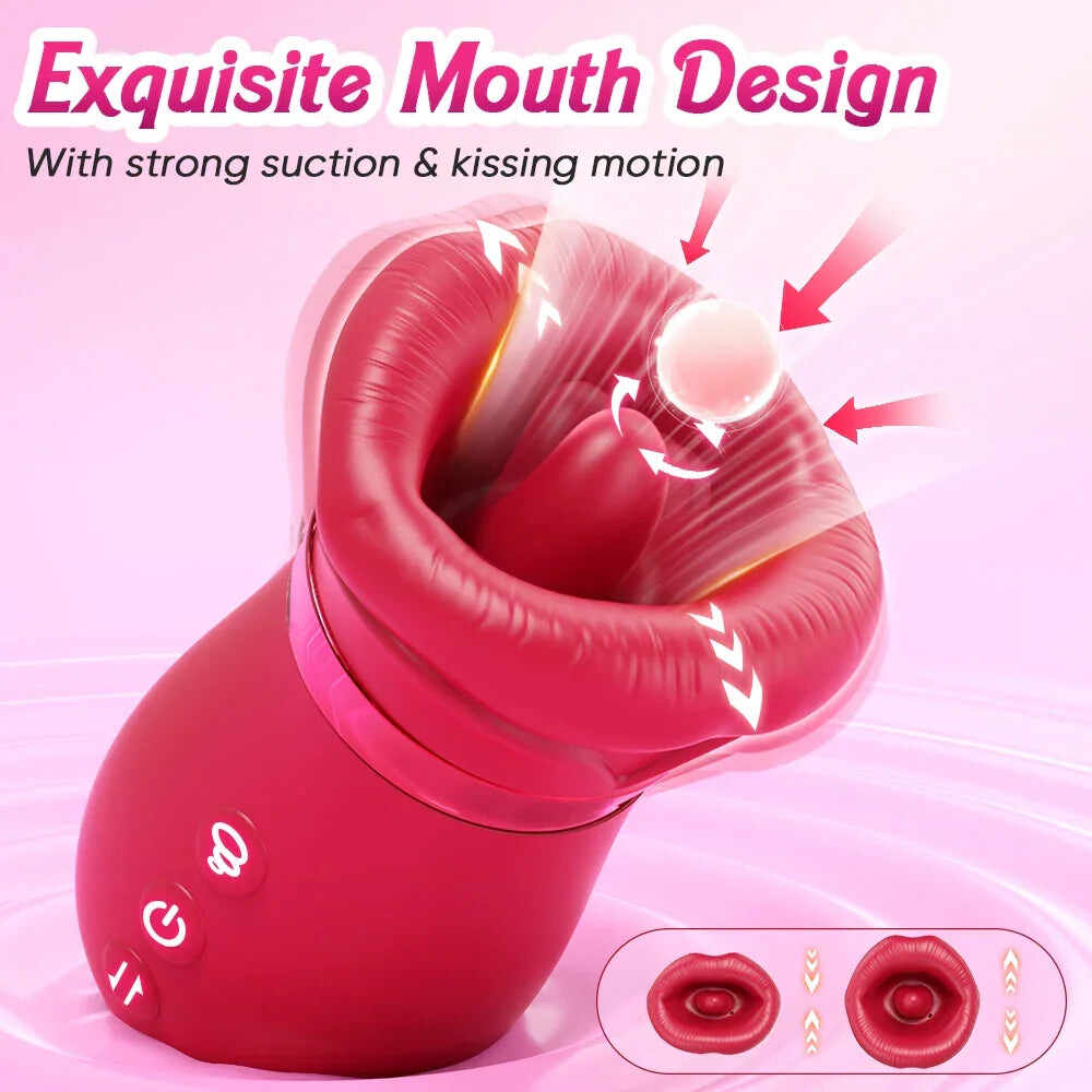 DearVibe Tongue Rose Vibrators