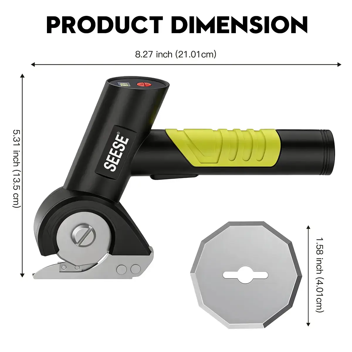 Cordless Electric Scissors - Portable Fabric Cutter