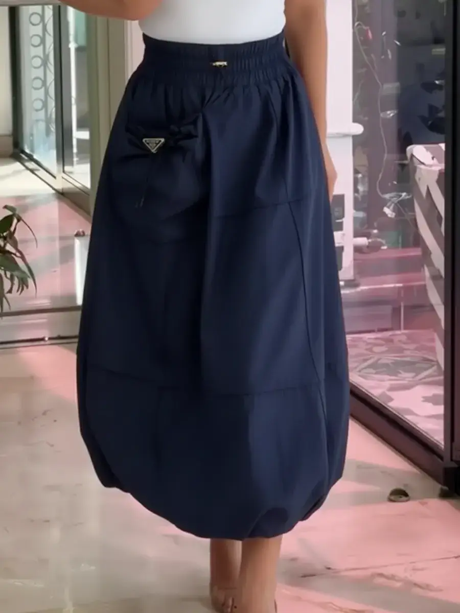 🔥Summer Arrivals🌟Women's Casual And Fashionable Elastic Waist Skirt