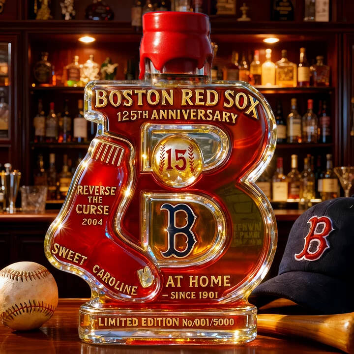 Boston Red Sox 125th Anniversary Crown Decanter