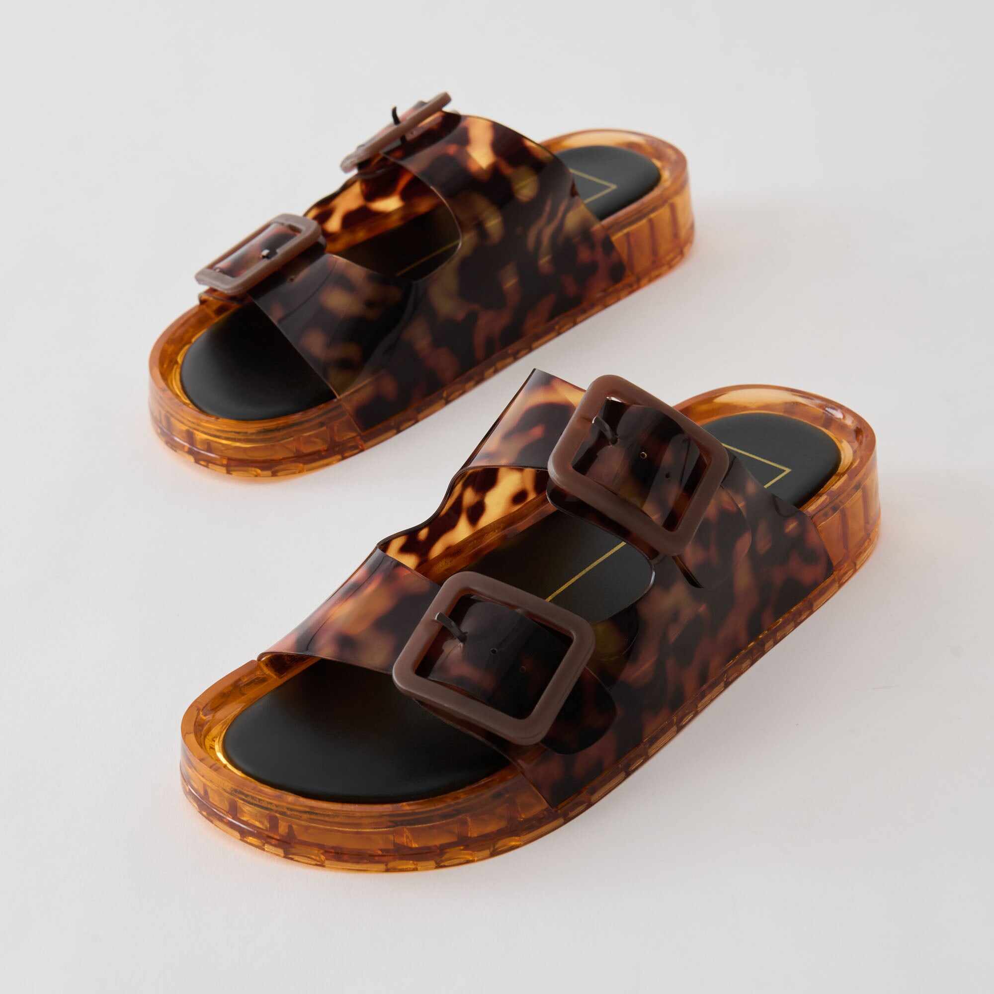 JULIO SANDALS TORTOISE VINYL