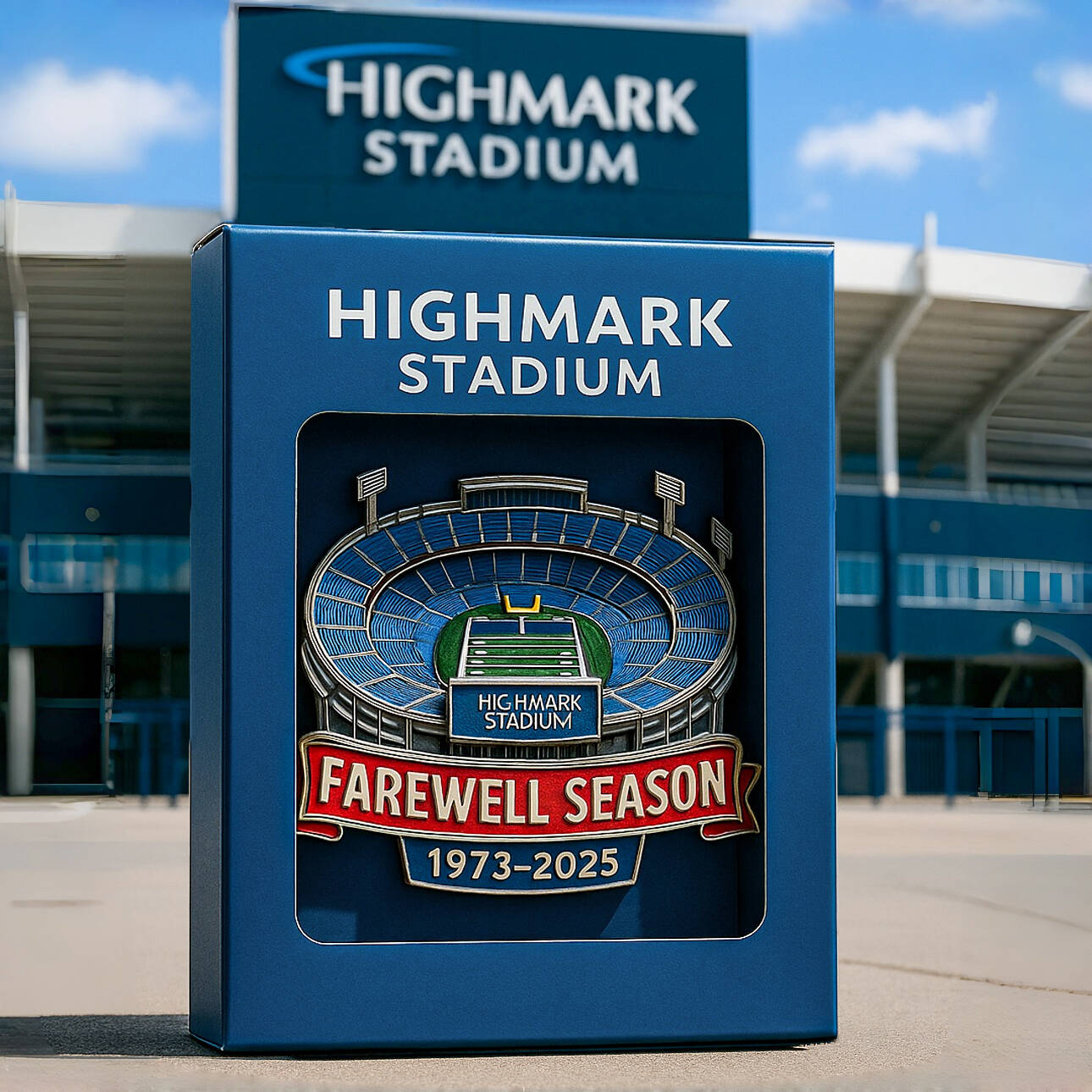 Highmark Stadium Farewell Season Fridge Magnet