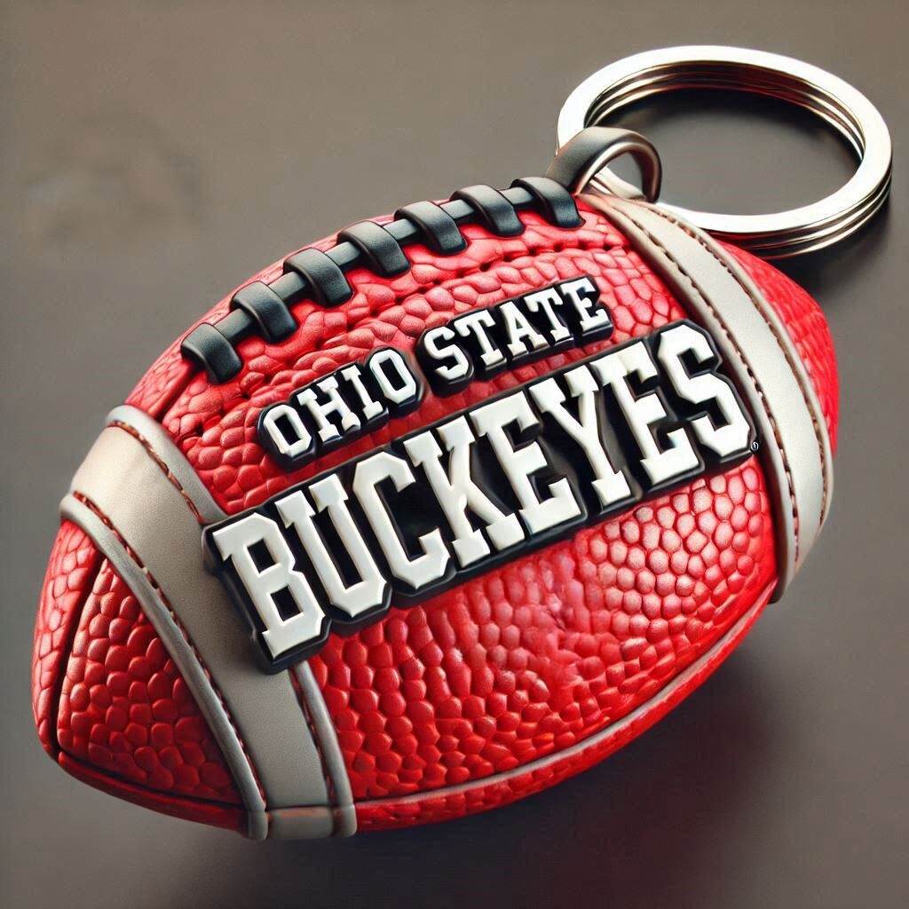 College Football Keychain