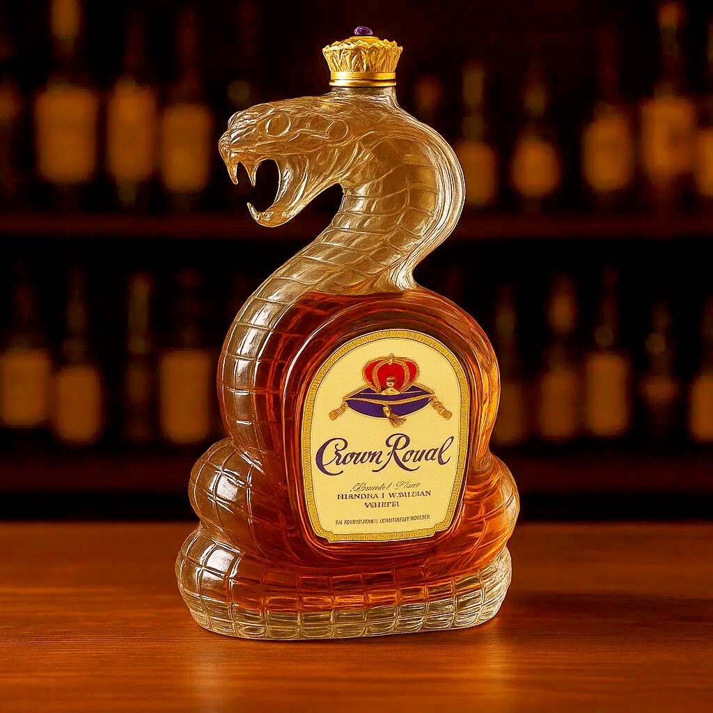 Cobra whisky bottle