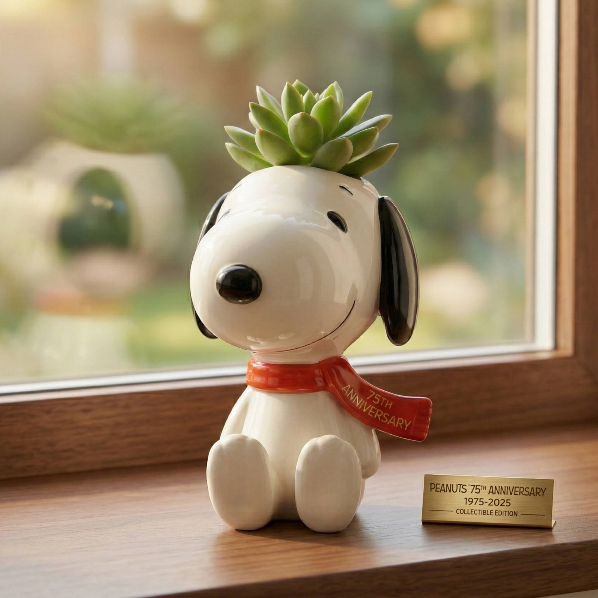 Snoopy 75th Anniversary Succulent Planter