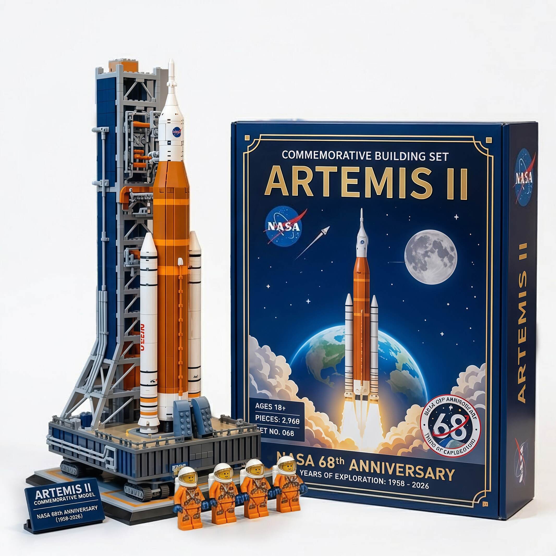 🚀🌕 “Artemis II” Rocket Building Set