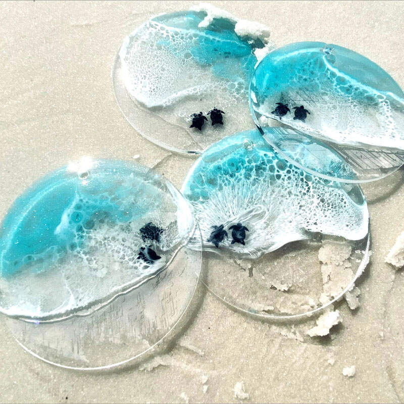 Beach Christmas Ornaments