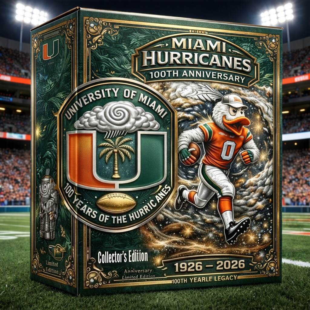 Miami Hurricanes 100th Anniversary Limited Edition Tumbler