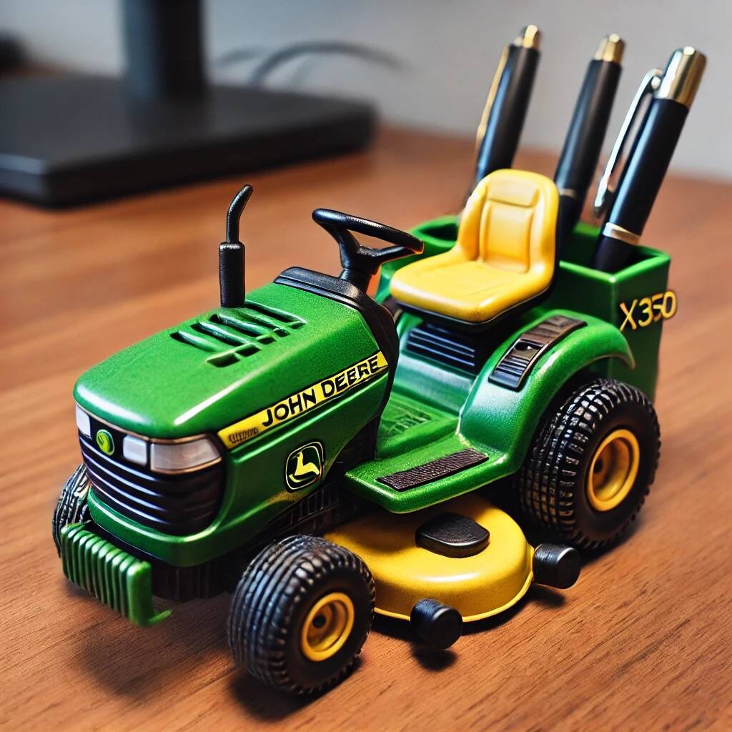 John Deere Farm Equipment Pen Holder