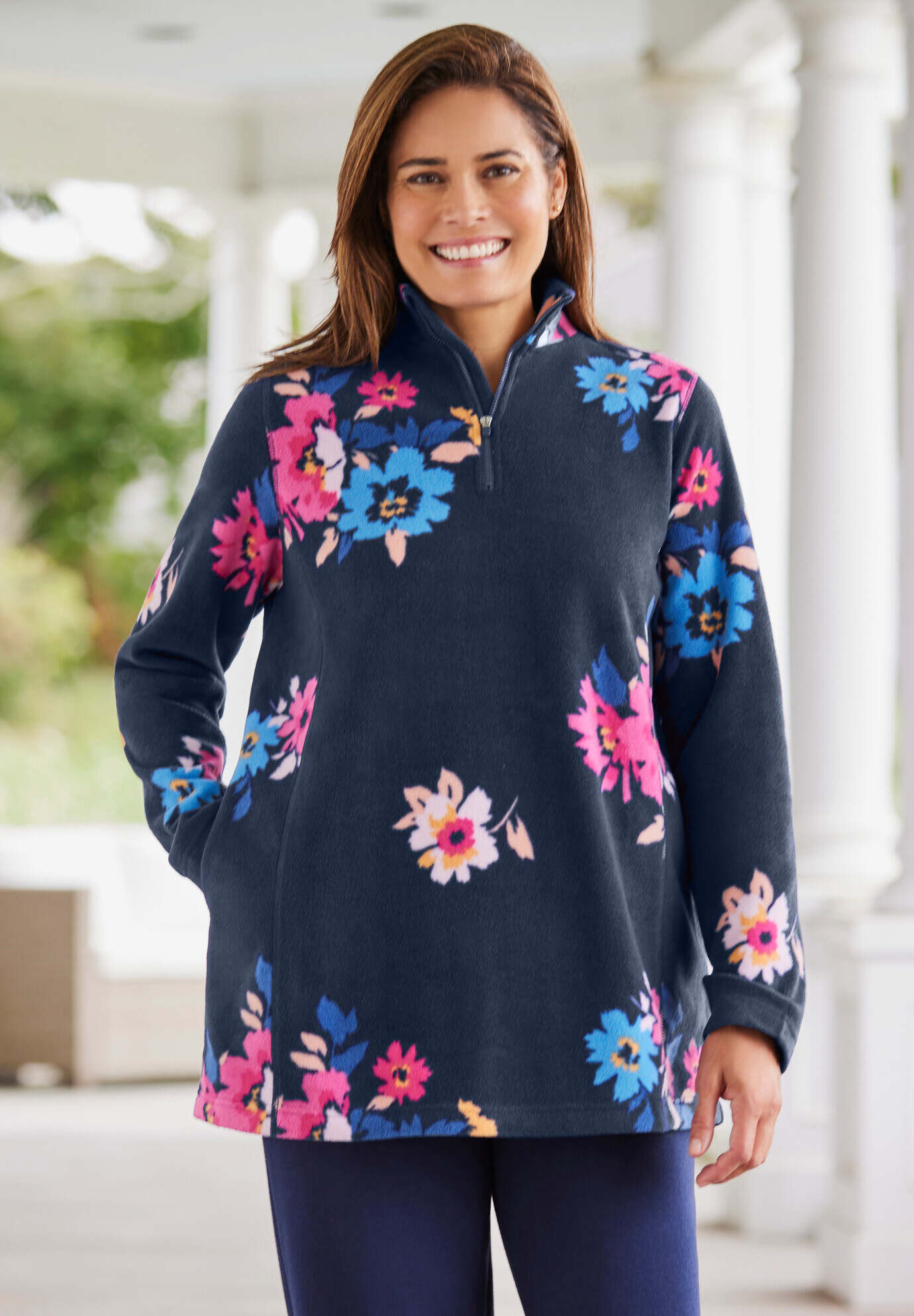 Microfleece Quarter-Zip Pullover