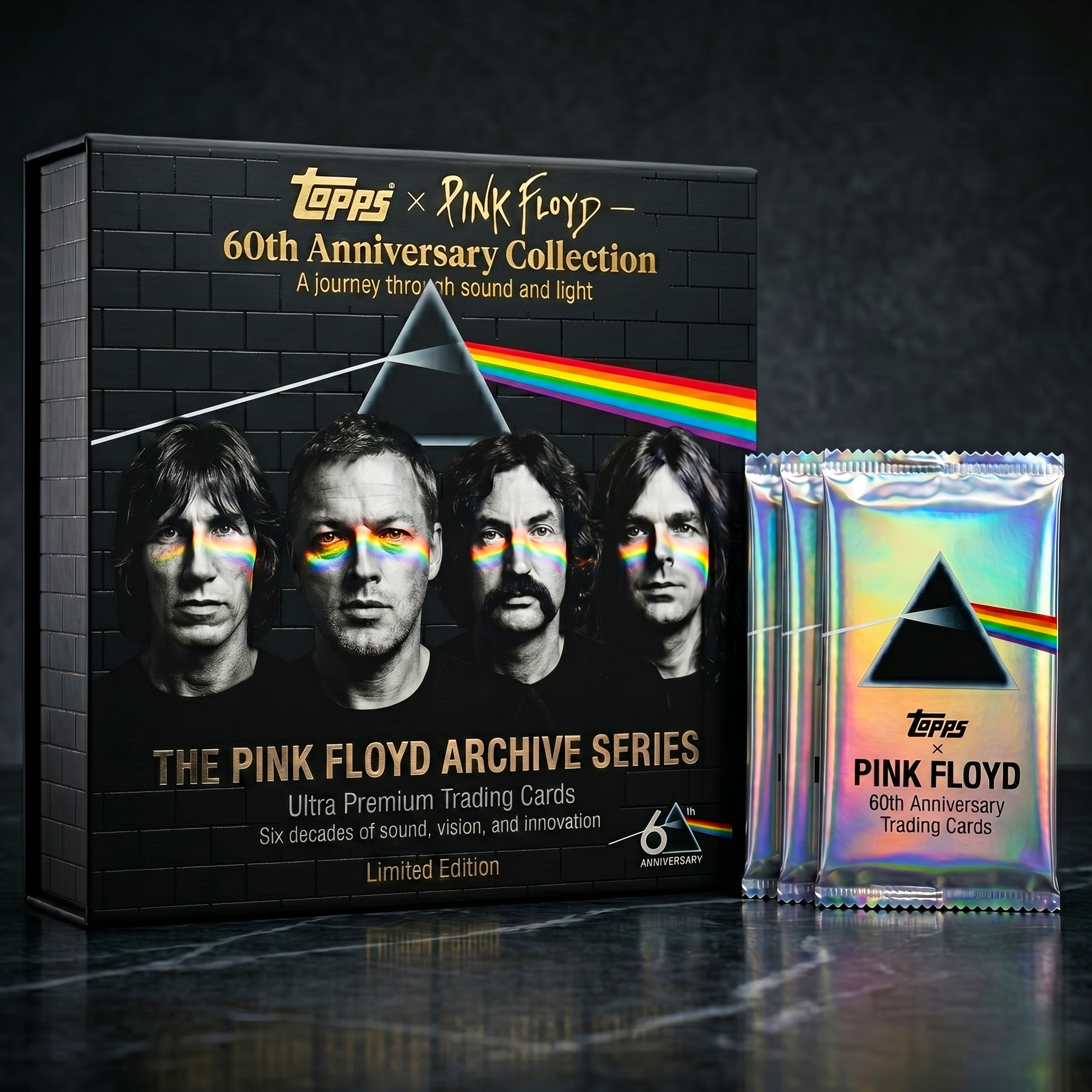 🎸 Pink Floyd 60th Anniversary Topps Limited Collectible Cards!✨