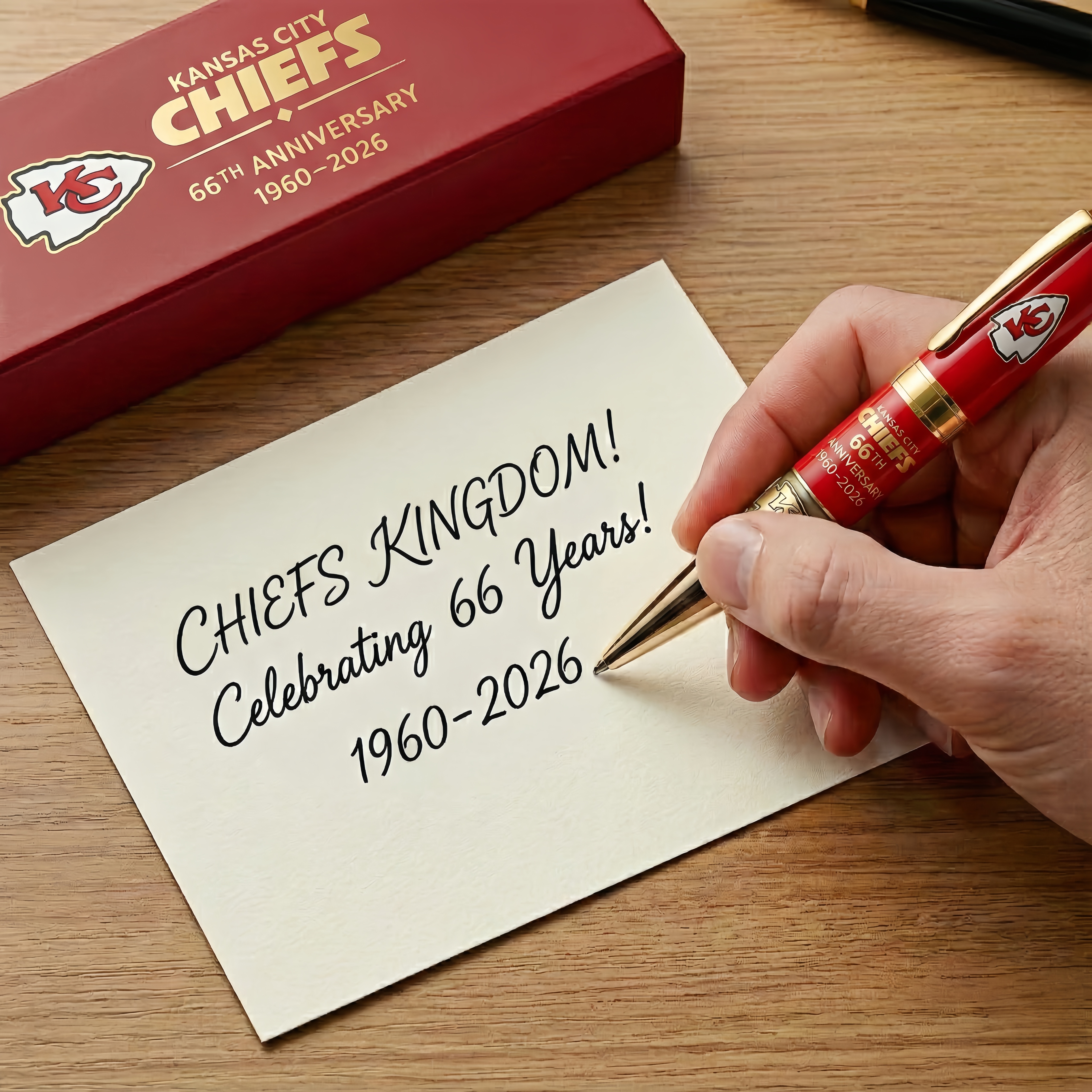 Kansas City Chiefs 66th Anniversary Commemorative Pen