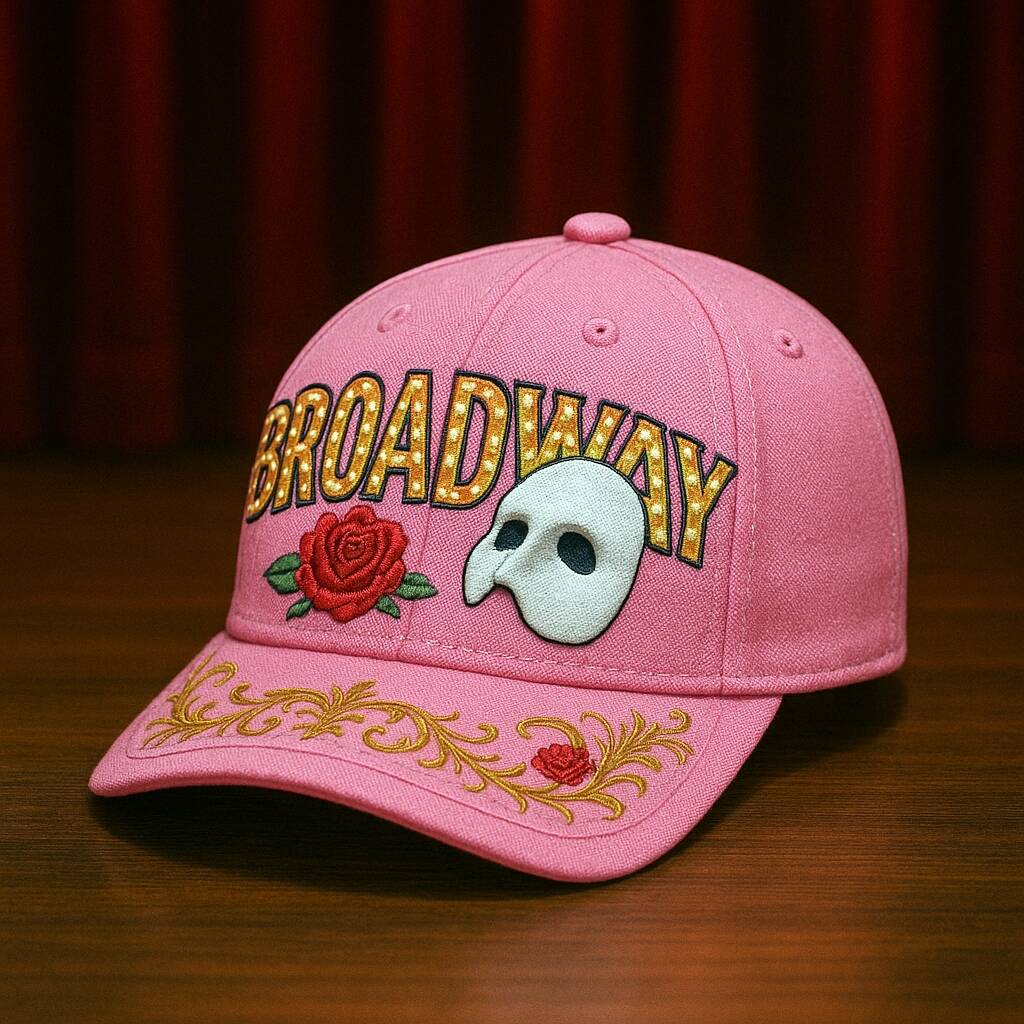 Broadway Hand-Embroidered Baseball Cap