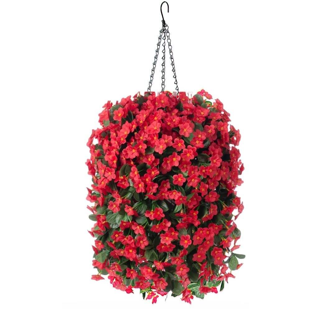 🔥On Sale🔥Artificial Faux Hanging Flowers Plants Basket