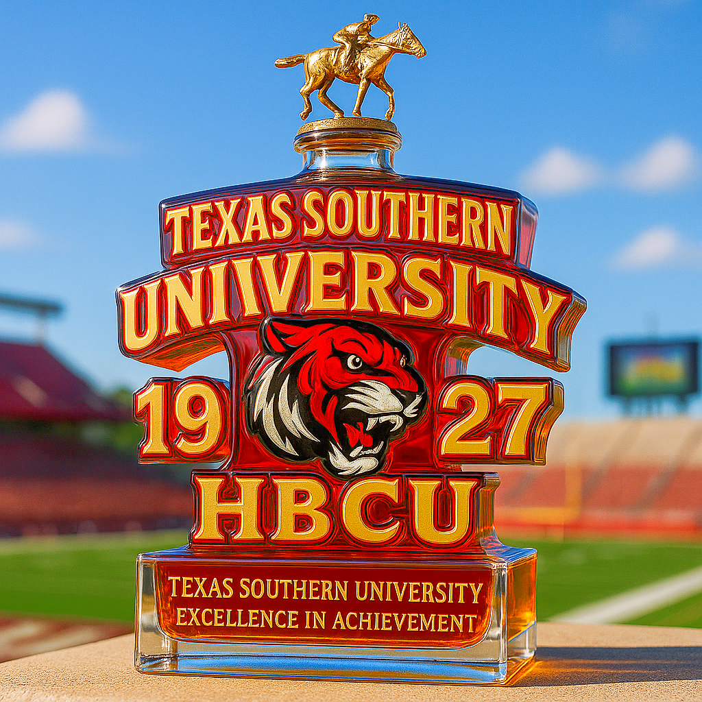 Texas Southern University Limited-Edition Whiskey Bottle