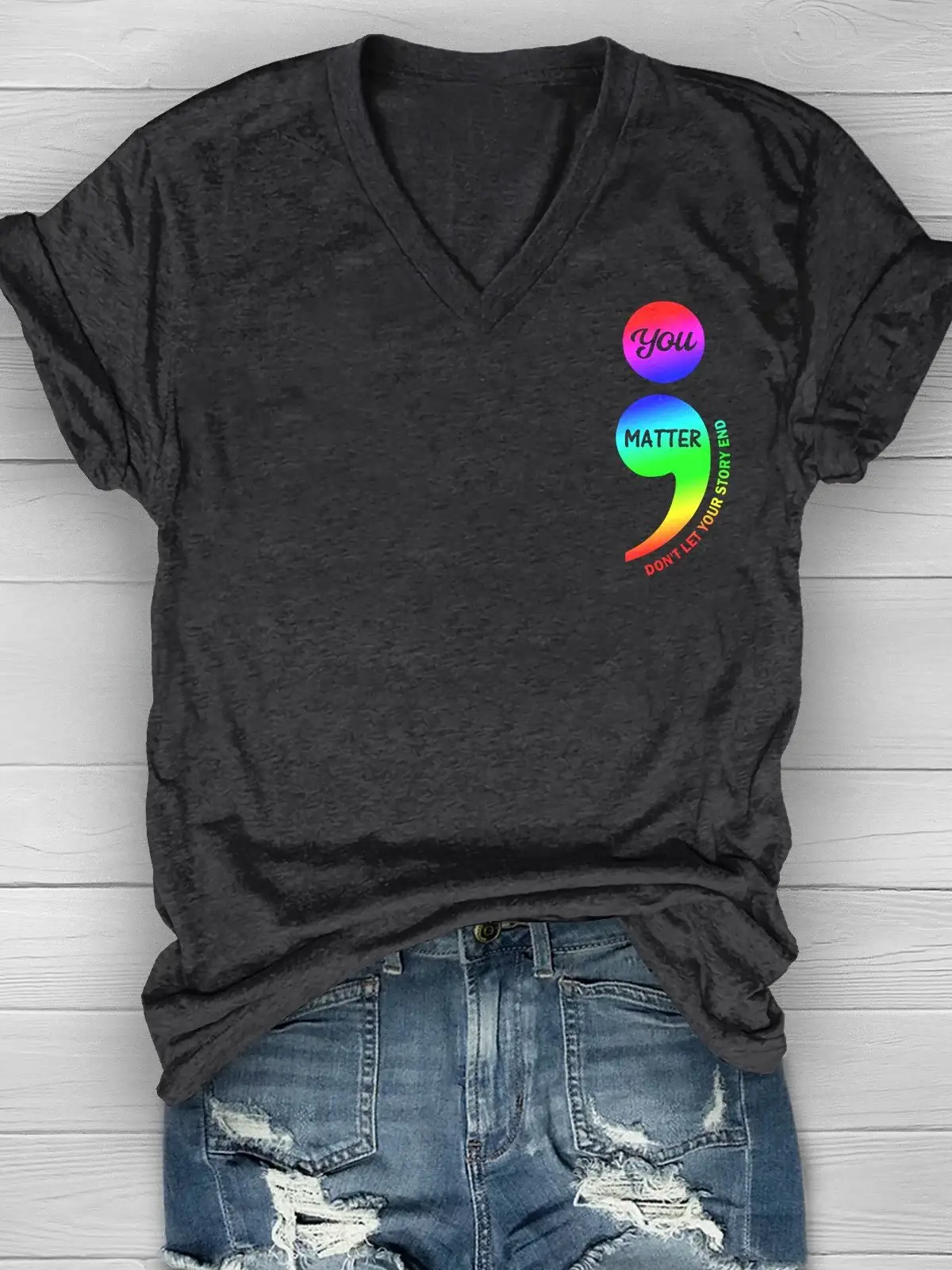 You Matter Mental Health Matters Awareness T-shirt