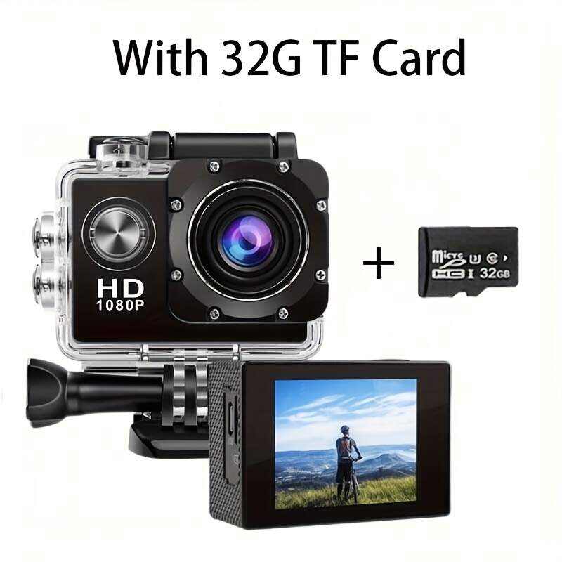 Action Camera (Built In 900 MA Battery) Action Camera Ultra HD Underwater Camera 140 Degree Wide-angle Lens 1181.1 Inch Waterproof Action Camera WIFI Camera For Thanksgiving Christmas (two Options: With Card And Without Card)