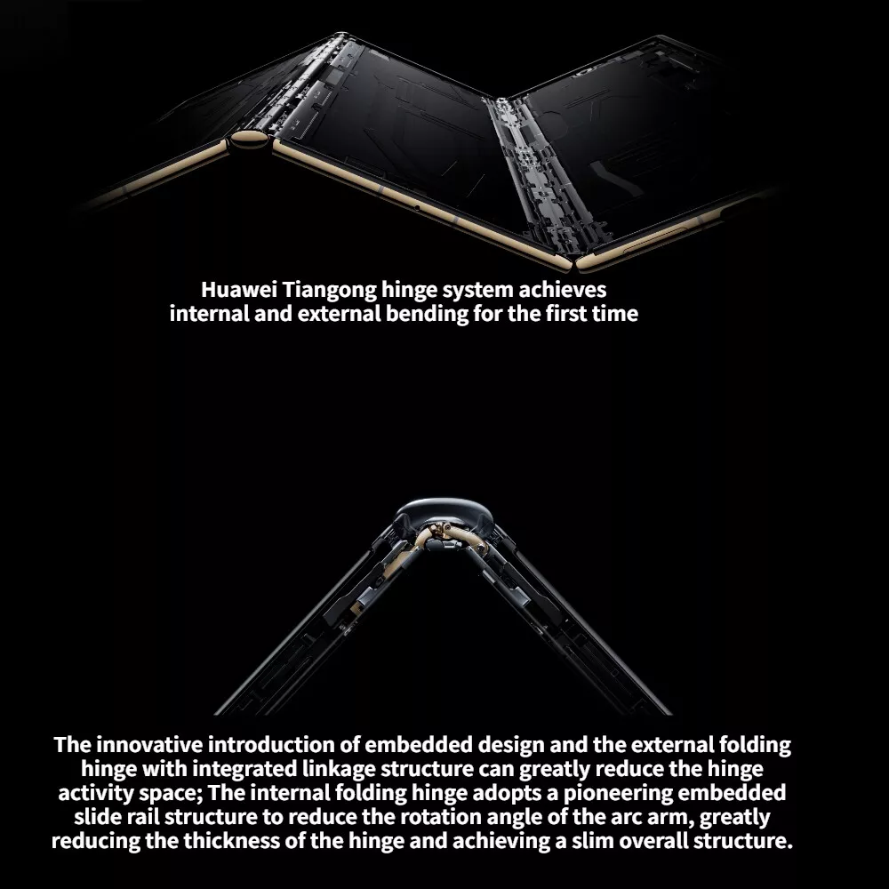 With the world’s first 3-fold smartphone! Tri-fold Screen Smartphone 16GB+1TB Quad Camera Bluetooth  5.2